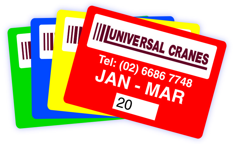 inspection tag, identification tag, inspection labels, inspection tag