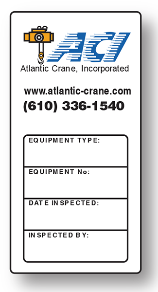 surface mount inspection label