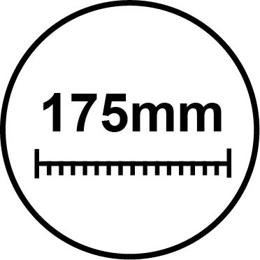 175mm length