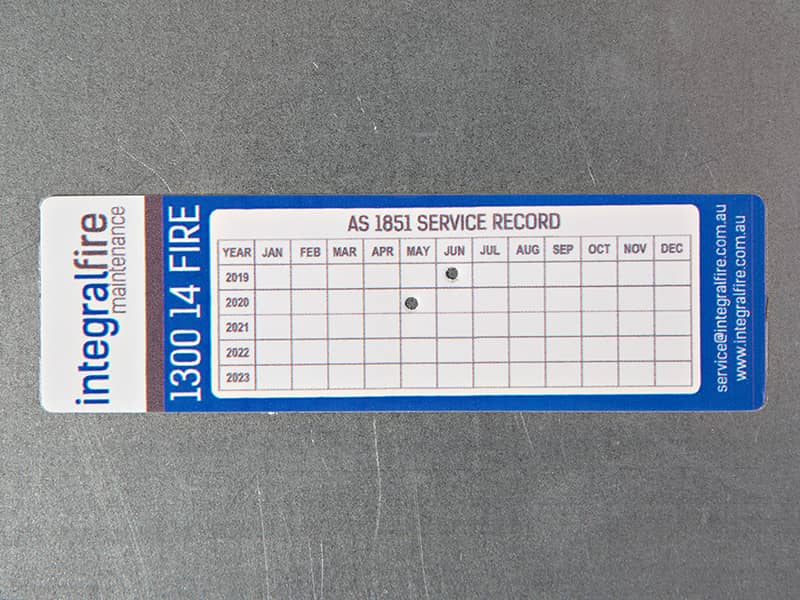 Service Record Label