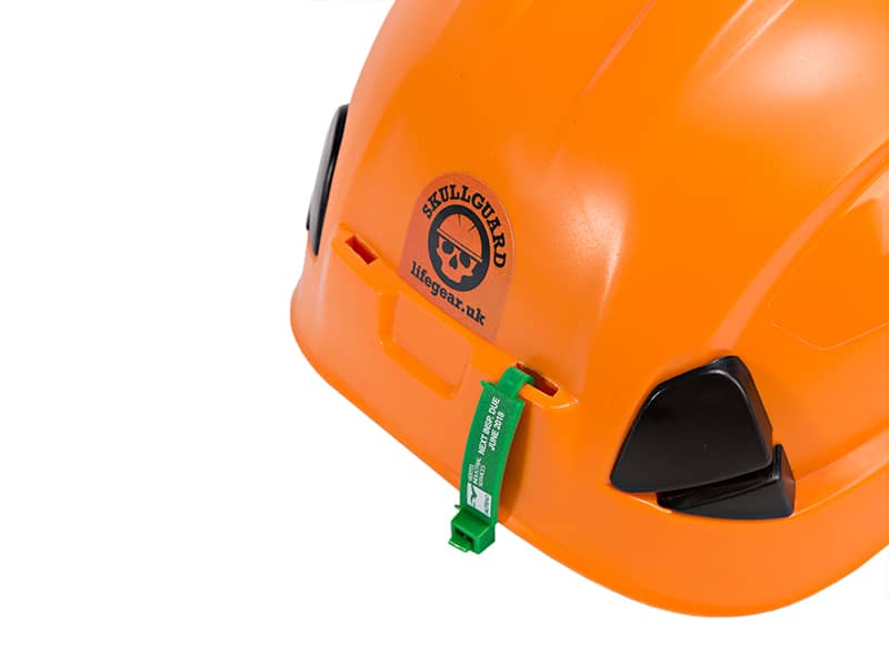 hard hat identification tags and labels, inspection tags, inspection labels, video
