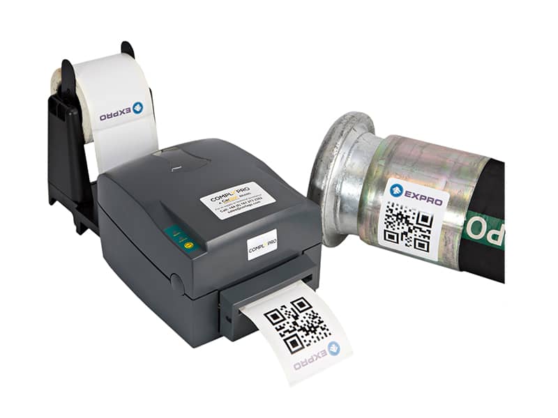 SGN Asset Label with Barcoding