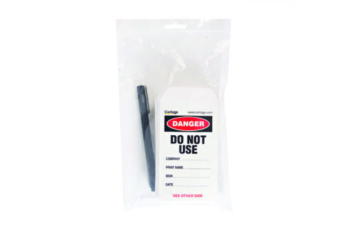 Scaffolding Safety Tags – Do Not Remove Scaffold Tags - Pack of 100