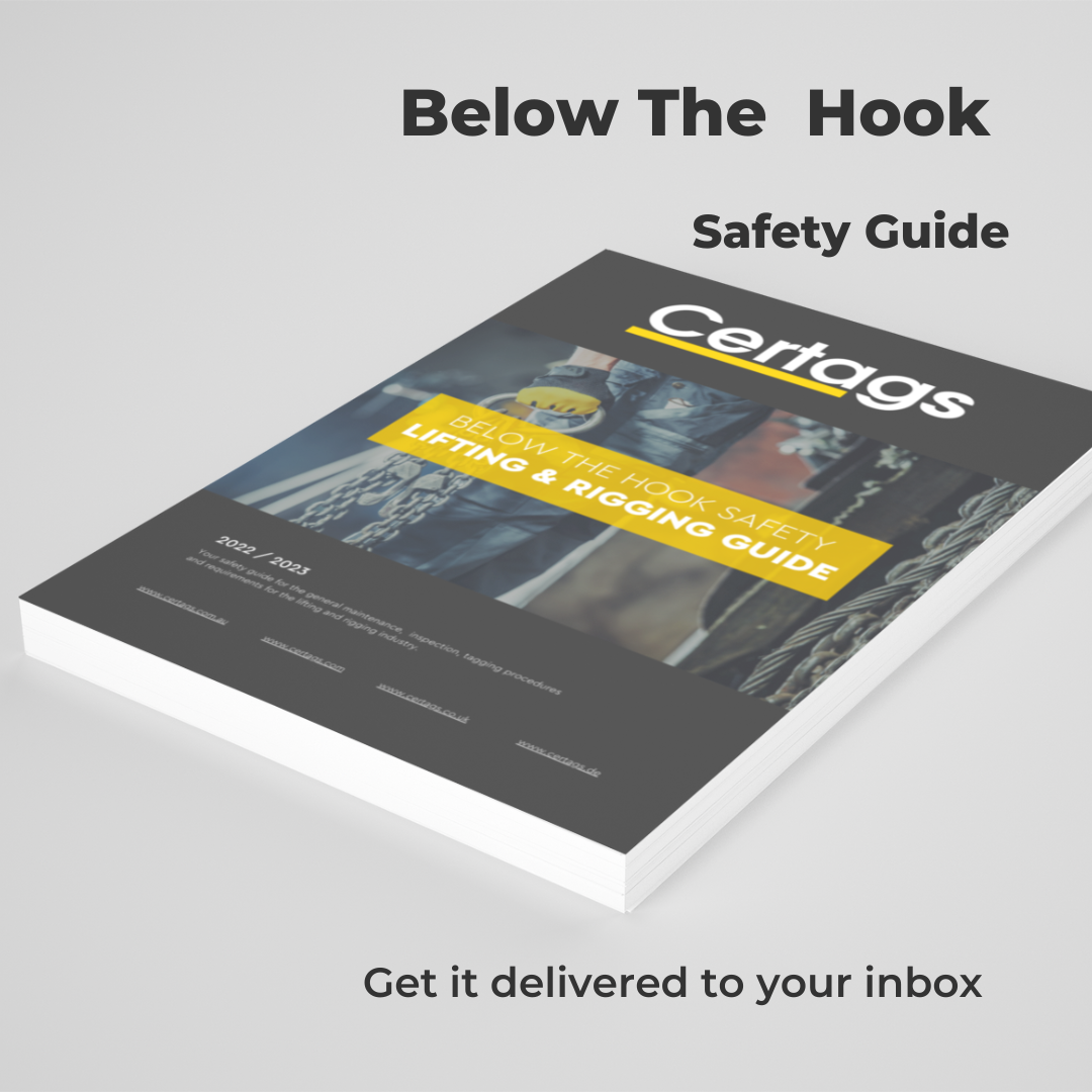 Below the hook safety guide mockup