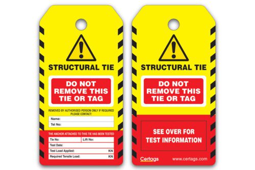 Structural Tie Tags - Pack of 100