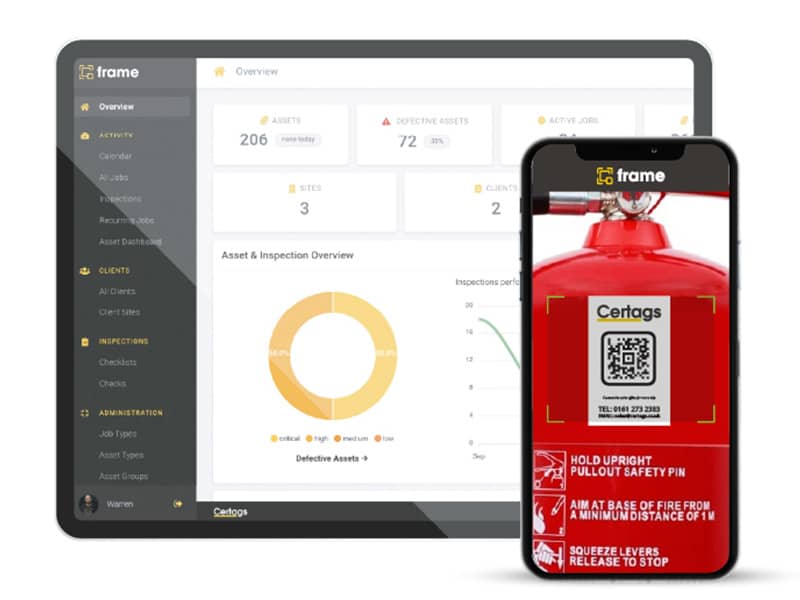 Fire risk assessment software with fire hydrant