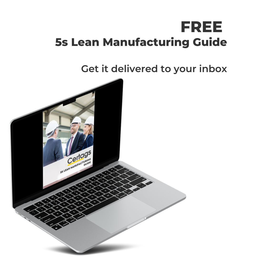 5S lean manufacturing guide mockup