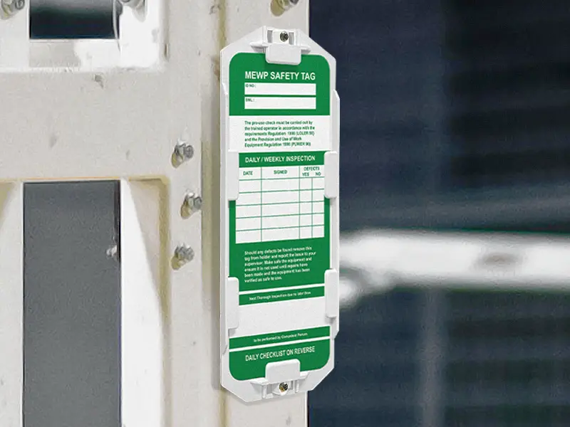 height safety tags