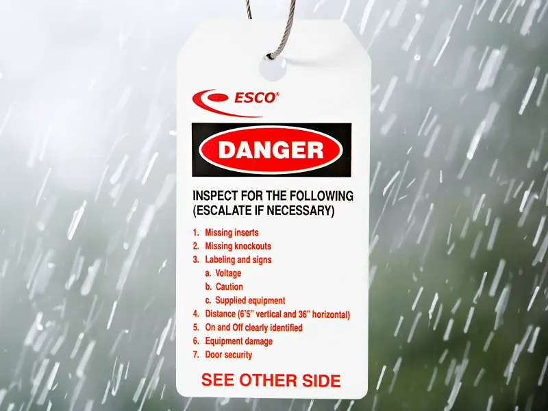 Durable Weatherproof Resistant LOTO Lockout Certags